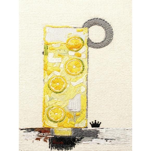 Royal Ink Smith Lemonade Cocktail Canvas Wall Art Print 12x16 Kitchen Decor - Picture 2 of 5